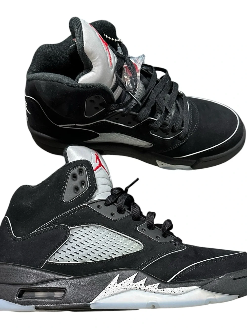 Sz 9- Air Jordan 5 Retro OG Black Metallic Reimagined - NEW WITH BOX.